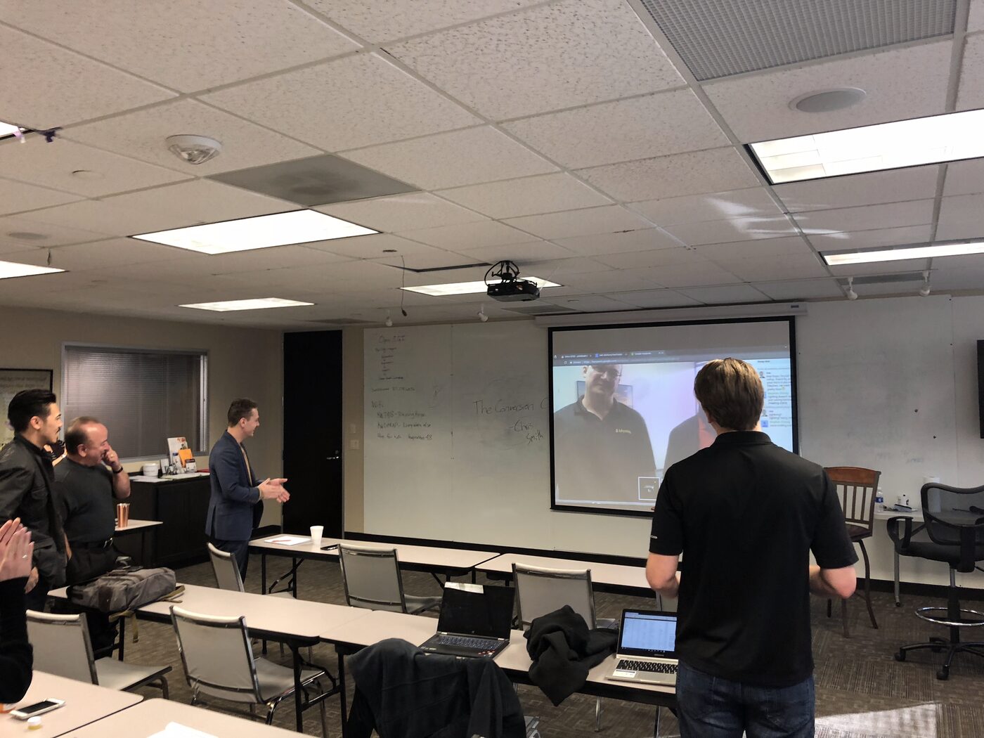 Live training session at Myers Home Buyers